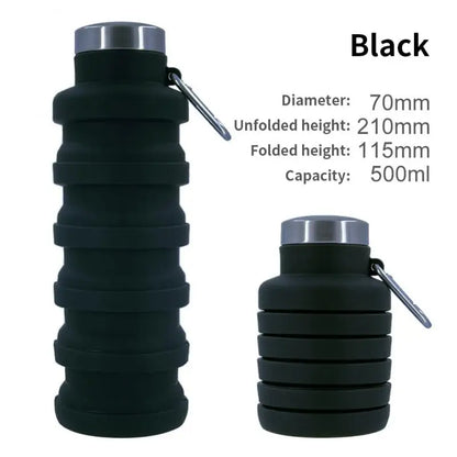 Collapsible Silicone Water Bottle