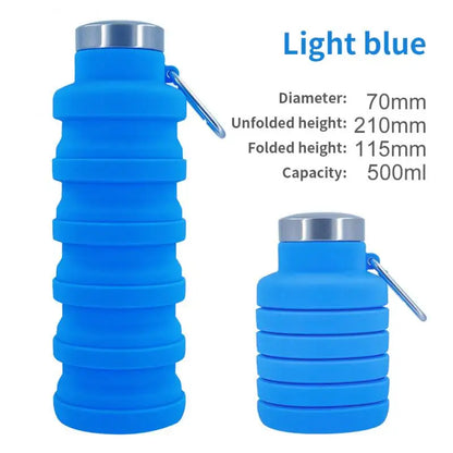 Collapsible Silicone Water Bottle