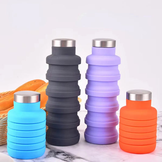 Collapsible Silicone Water Bottle